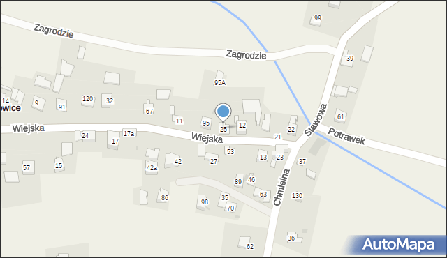 Grodkowice, Grodkowice, 25, mapa Grodkowice