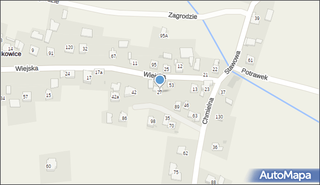 Grodkowice, Grodkowice, 27, mapa Grodkowice