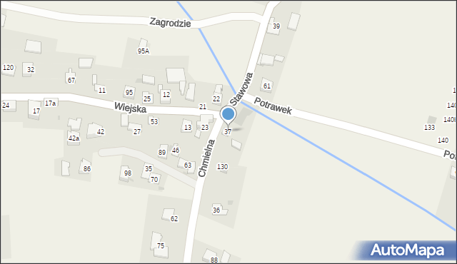 Grodkowice, Grodkowice, 37, mapa Grodkowice