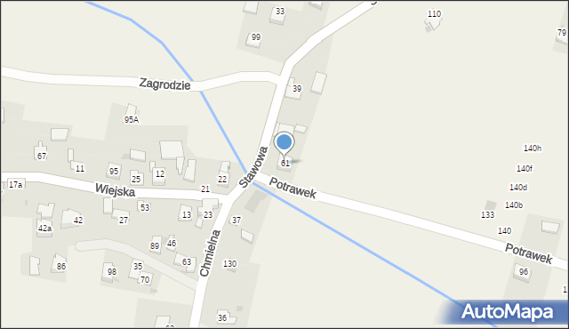 Grodkowice, Grodkowice, 61, mapa Grodkowice