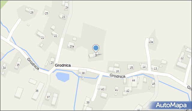 Grodnica, Grodnica, 18, mapa Grodnica