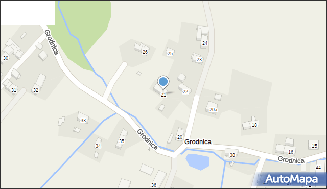 Grodnica, Grodnica, 21, mapa Grodnica