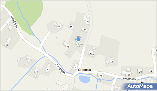 Grodnica, Grodnica, 22, mapa Grodnica