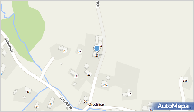 Grodnica, Grodnica, 23, mapa Grodnica