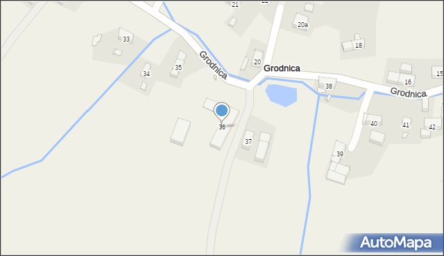 Grodnica, Grodnica, 36, mapa Grodnica