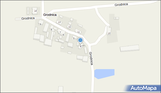 Grodnica, Grodnica, 4, mapa Grodnica