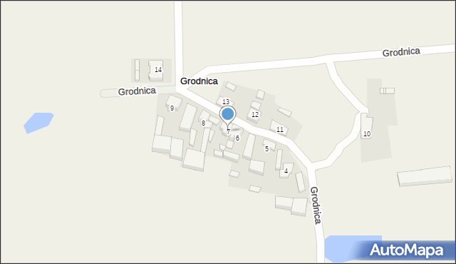 Grodnica, Grodnica, 7, mapa Grodnica