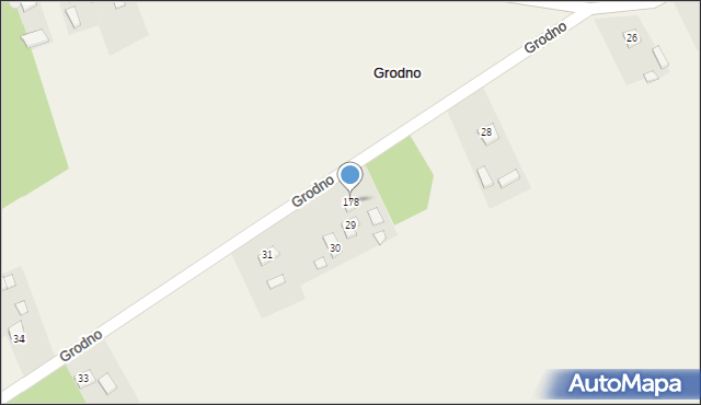 Grodno, Grodno, 178, mapa Grodno