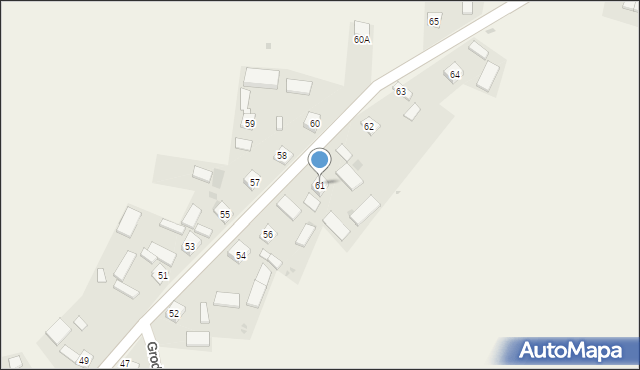 Grodowice, Grodowice, 61, mapa Grodowice