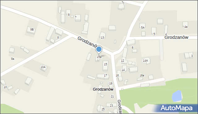 Grodzanów, Grodzanów, 15a, mapa Grodzanów