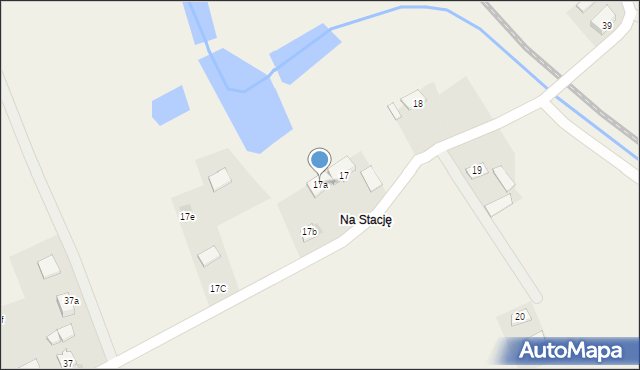 Grodziczno, Grodziczno, 17a, mapa Grodziczno