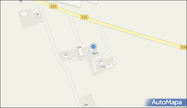 Grodziczno, Grodziczno, 22b, mapa Grodziczno