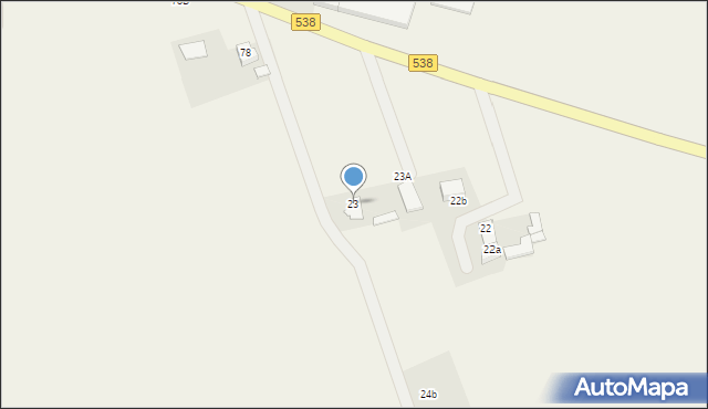 Grodziczno, Grodziczno, 23, mapa Grodziczno