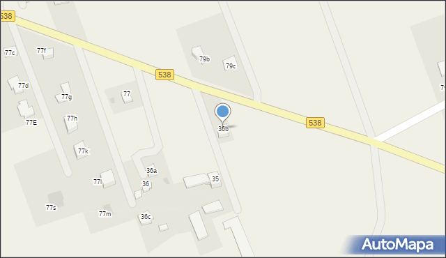 Grodziczno, Grodziczno, 36b, mapa Grodziczno