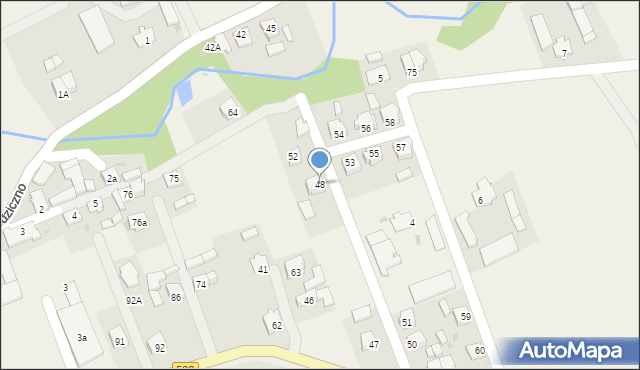 Grodziczno, Grodziczno, 48, mapa Grodziczno