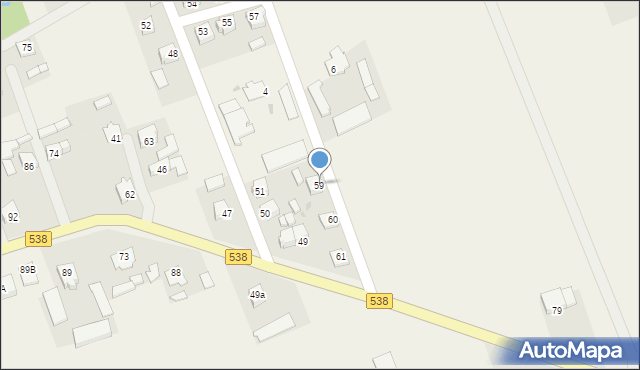 Grodziczno, Grodziczno, 59, mapa Grodziczno