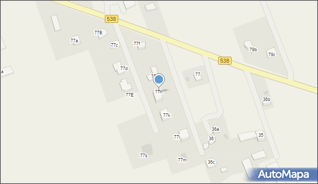 Grodziczno, Grodziczno, 77h, mapa Grodziczno