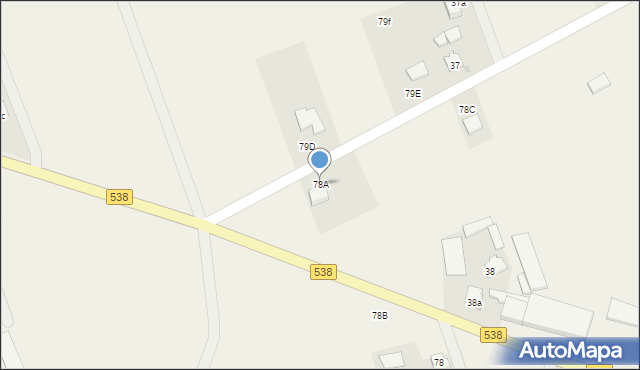 Grodziczno, Grodziczno, 78A, mapa Grodziczno