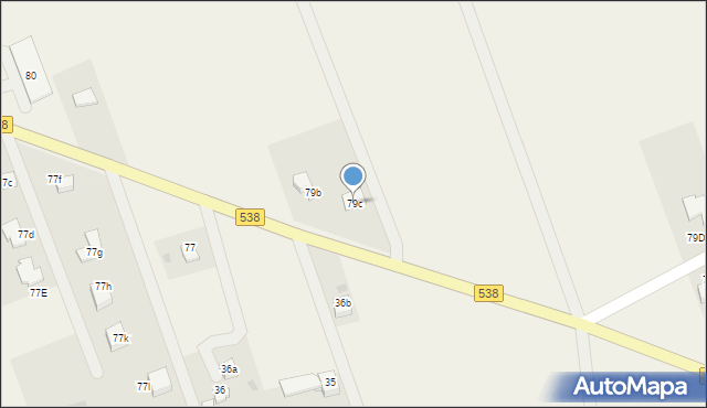 Grodziczno, Grodziczno, 79c, mapa Grodziczno