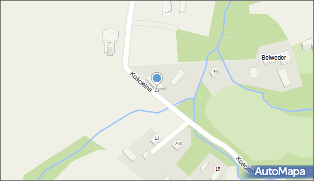 Grodziec, Grodziec, 13, mapa Grodziec