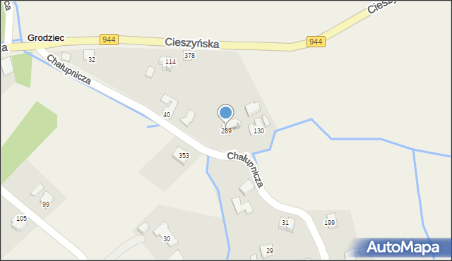 Grodziec, Grodziec, 289, mapa Grodziec