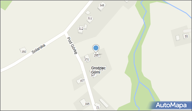 Grodziec, Grodziec, 295, mapa Grodziec