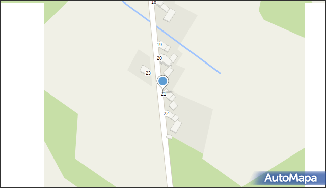 Grodziec Drugi, Grodziec Drugi, 21, mapa Grodziec Drugi
