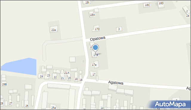 Grodziec Mały, Grodziec Mały, 17B, mapa Grodziec Mały