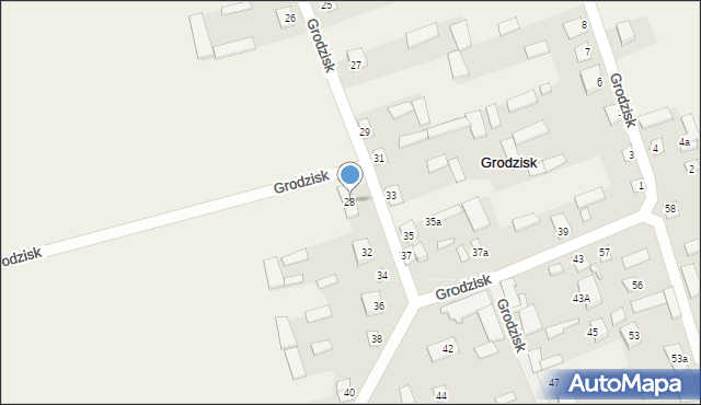 Grodzisk, Grodzisk, 28, mapa Grodzisk