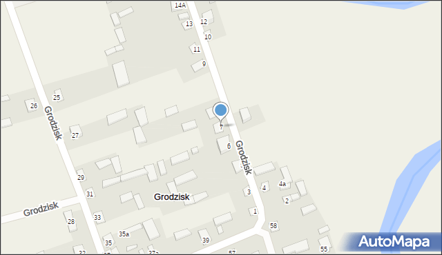 Grodzisk, Grodzisk, 7, mapa Grodzisk