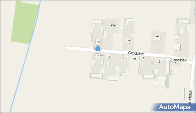 Grodzisk, Grodzisk, 11, mapa Grodzisk