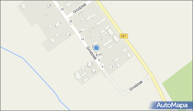 Grodzisk, Grodzisk, 8, mapa Grodzisk