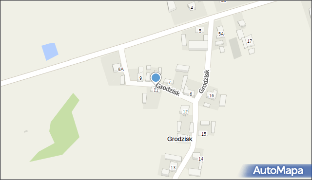 Grodzisk, Grodzisk, 11, mapa Grodzisk