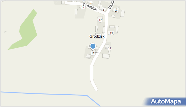 Grodzisk, Grodzisk, 13, mapa Grodzisk