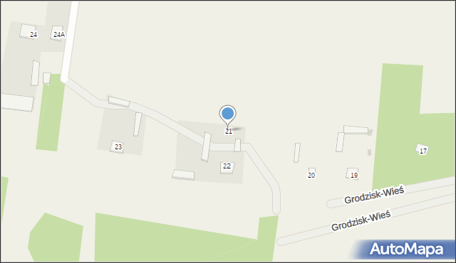 Grodzisk-Wieś, Grodzisk-Wieś, 21, mapa Grodzisk-Wieś