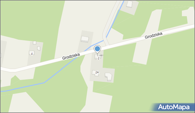 Grodziska, Grodziska, 3, mapa Grodziska