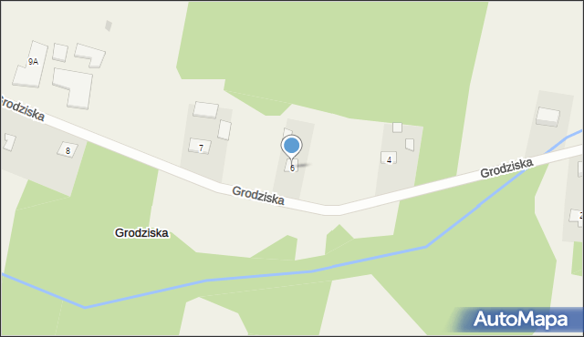 Grodziska, Grodziska, 6, mapa Grodziska