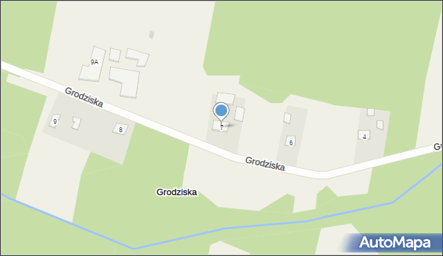 Grodziska, Grodziska, 7, mapa Grodziska