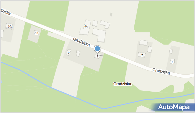 Grodziska, Grodziska, 8, mapa Grodziska