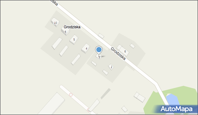 Grodziska, Grodziska, 3, mapa Grodziska