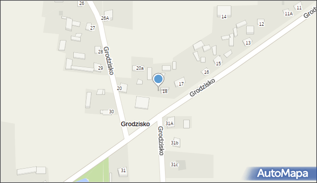 Grodzisko, Grodzisko, 19, mapa Grodzisko