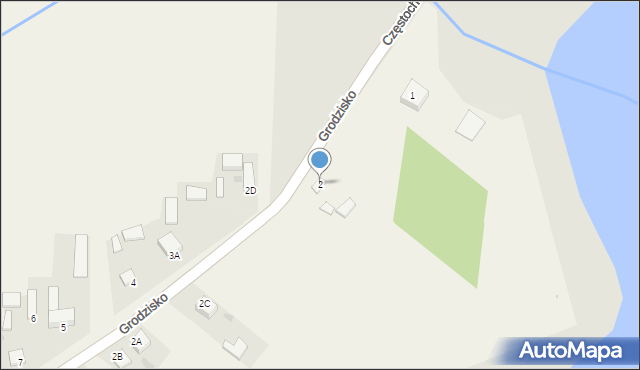 Grodzisko, Grodzisko, 2, mapa Grodzisko