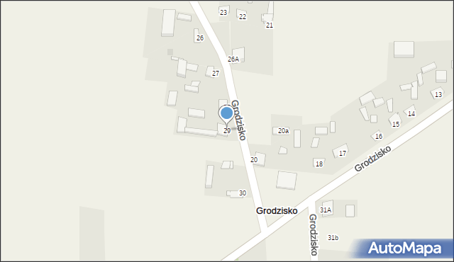 Grodzisko, Grodzisko, 29, mapa Grodzisko