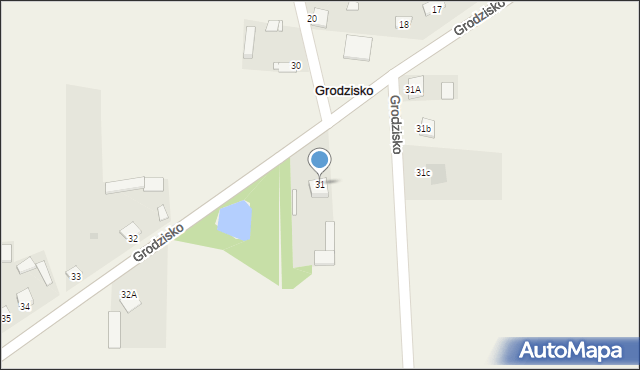 Grodzisko, Grodzisko, 31, mapa Grodzisko