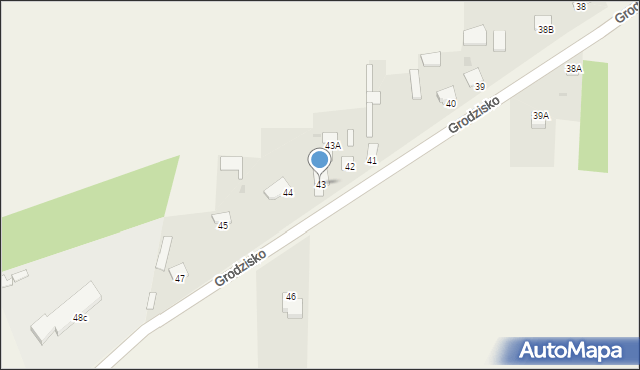 Grodzisko, Grodzisko, 43, mapa Grodzisko