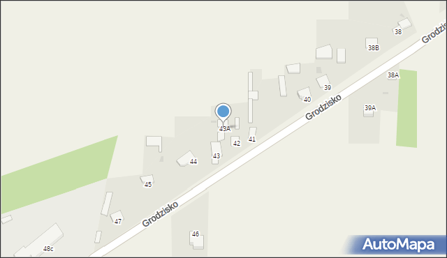 Grodzisko, Grodzisko, 43A, mapa Grodzisko