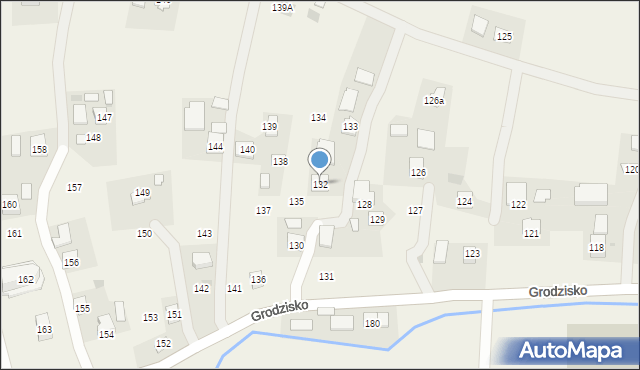 Grodzisko, Grodzisko, 132, mapa Grodzisko