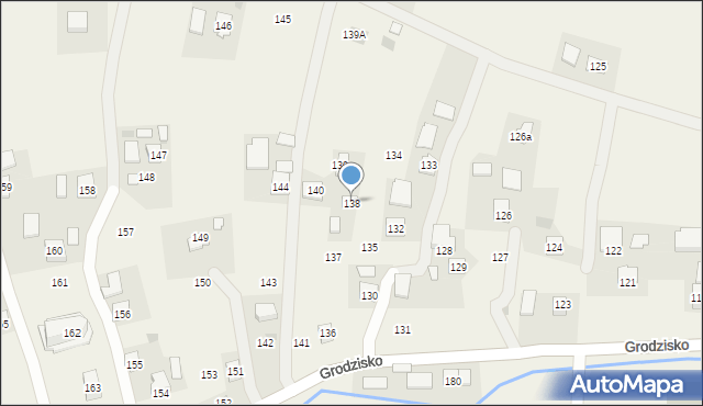 Grodzisko, Grodzisko, 138, mapa Grodzisko