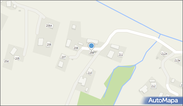 Grodzisko, Grodzisko, 209, mapa Grodzisko