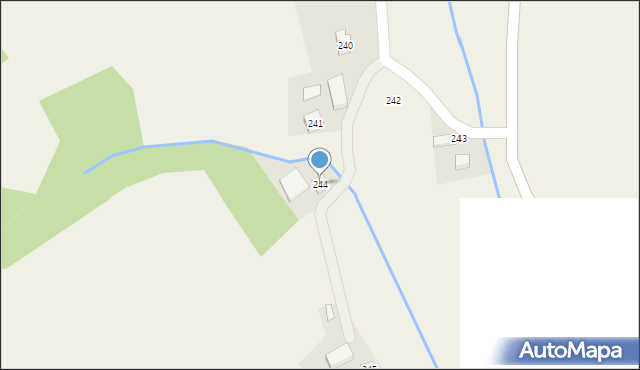 Grodzisko, Grodzisko, 244, mapa Grodzisko